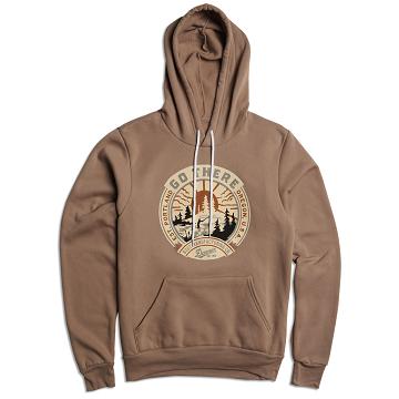 Danner Go There Pullover Hoodie Abbigliamento Uomo Marroni | IT4033AP