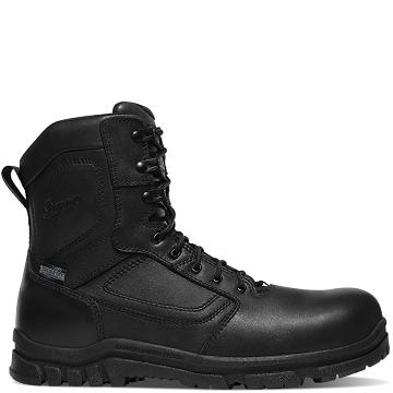 Danner Lookout EMS/CSA Side-Zip 8" Composite Punta (NMT) Stivali Tattici Uomo Nere | IT4402YU