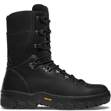 Danner Wildland Tactical Firefighter 8" Smooth-Out Stivali Tattici Uomo Nere | IT4400IS